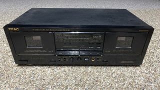 Vintage Teac W - 525r Double Auto Reverse Cassette Deck /