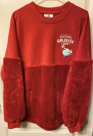 Disney Chip Dale 2020 Festival Of The Holidays Naughty And Spirit Jersey L