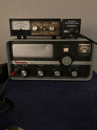 Vintage Sonar Fs - 23 Base Station Cb Radio