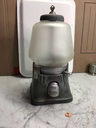 Vintage Silver King Penny Gumball Machine
