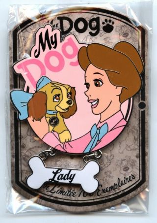 Disneyland Paris - My Dog Series - Lady With Darling Pin (lady & The Tramp)