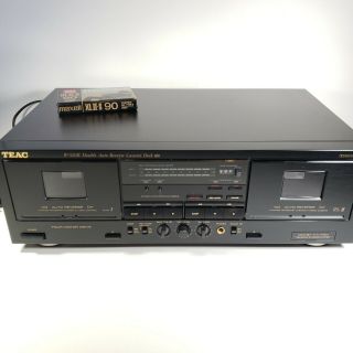 Vintage Teac W520r W - 520r Dual Cassette Deck Dolby B/c Hx Pro
