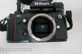 VINTAGE NIKON F3 CAMERA BODY SERIAL No.  1365438 - BODY ONLY & LEATHER CASE 2
