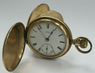 Vintage 1882 Waltham Ps Bartlett Model 1877 Pocket Watch 18s 15j Hunter Case