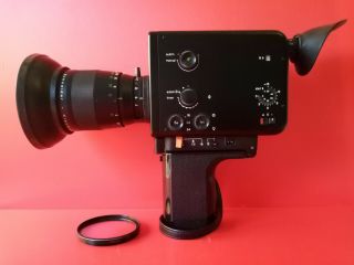 Vintage Design// Braun Nizo 801 Black.  8 Movie Camera.