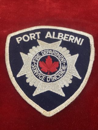 Police Patch,  Port Alberni B.  C.  Canada,  Patch Police Ar2