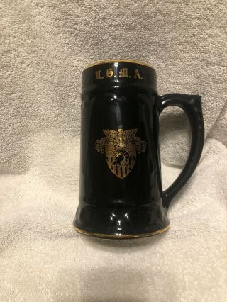 West Point Black Knights Beer Mug Glass Us Army Military Academy Usma Stein Cup