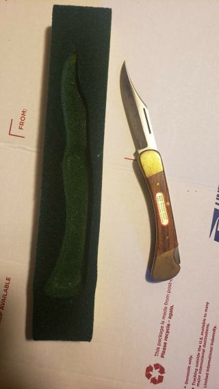 Vintage Puma 960 Cub Folding Lockback Knife W/ Molded Foam Handmade In Germany