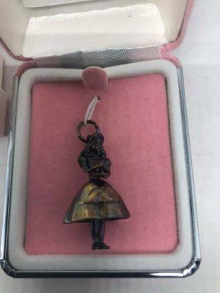 Disney Store Alice In Wonderland Limited Edition Sterling Silver Charm 3