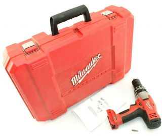 Vintage Milwaukee Cordless 1/2 " Hammer Drill / Driver 18v W/ Case,  Model 0824 - 20
