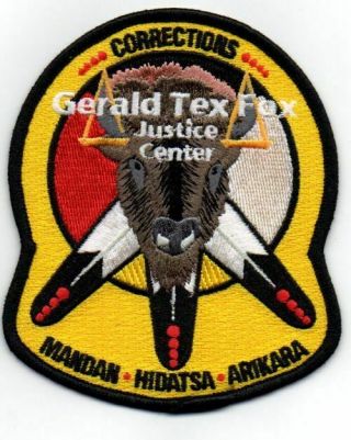 North Dakota Nd Gerald Tex Fox Justice Center Corrections Patch Police