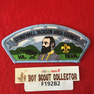 Boy Scout Csp Stonewall Jackson Area Council Shoulder Patch