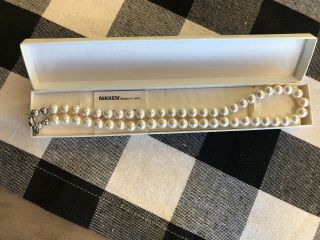 Vintage Nikken Magnetic Faux Pearl Necklace