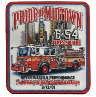 Fdny York City Fire Department Engine 54 “times Square” Patch.