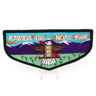1998 Boy Scout Kawida Lodge 480 Noac Oa Flap Patch Bsa Www