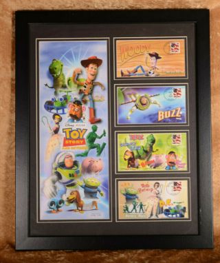 Usps Toy Story 10th Anniversary Framed Stamp Litho Numbered Limited Edition