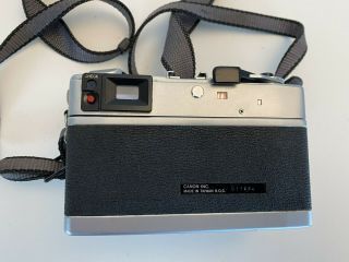 Canon Canonet G - III QL 35 mm Rangefinder camera with Canolite D Flash Vintage 3