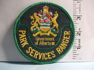 Police Patch Ranger Park Services Government Of Alberta Canada