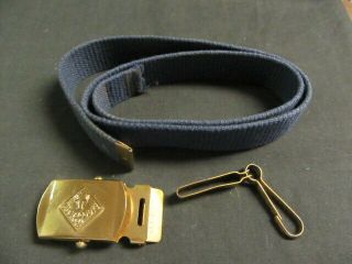 Cub Scout Web Belt With Buckle And Pocket Knife Holder,  Waist 29 Cov5