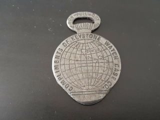 Souvenir Keystone Pocket Watch Case Opener Columbian Exposition Worlds Fair 1893 2
