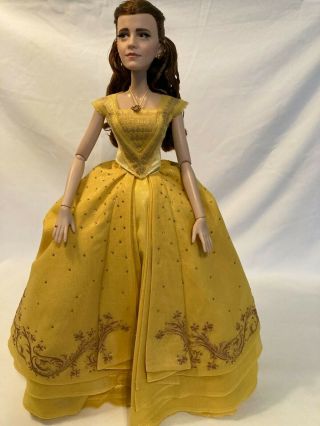 Disney Belle Limited Edition Doll 17  Live Action Beauty And The Beast Le 5500