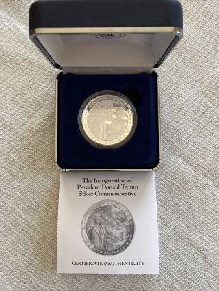 2017 President Donald Trump Inauguration Silver Commemorative Coin Ship From Usa