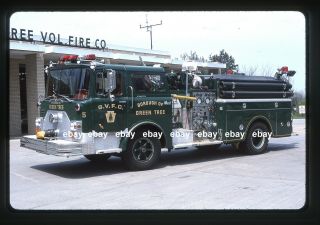 Green Tree Pa 1972 Mack Cf Pumper Fire Apparatus Slide