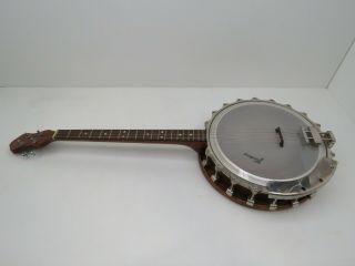 047 - Vintage Framus 4 String Banjo With Case