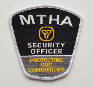 Metropolitan Toronto Housing Authority Mtha Ontario Canada Security Police Patch