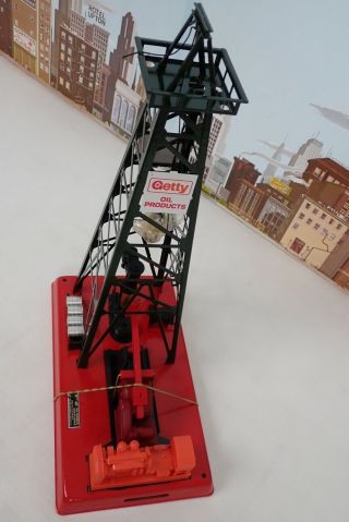Vintage 1981 Lionel O Gauge No.  6 - 2305 Operating Oil Derrick and Pump In The Box 3