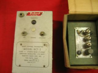 Transmitter R/c Vintage Babcock Bct - 2,  Bcr - 3 Receiver Vintage