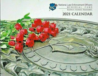 2021 National Law Enforcement Officers Memorial Fund Police Wall Calendar
