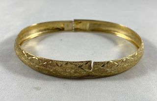 Vintage 10K Gold Bracelet 4.  4 Grams Cracked 3