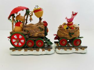 Danbury Winnie the Pooh Christmas Train 6 Cars Disney Holiday Piglet Tigger 3
