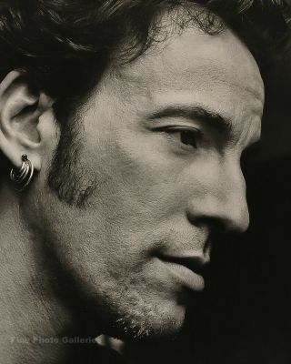 1987 Vintage Herb Ritts Rock Singer Bruce Springsteen Portrait Photo Art 11x14