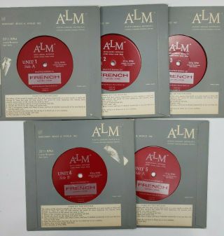 Set Of Vintage 5 A - L - M French Level One Records