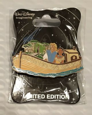 Disney Wdi Pocahontas Storybook Land Boat Pin John Smith Limited Le 300 Rare