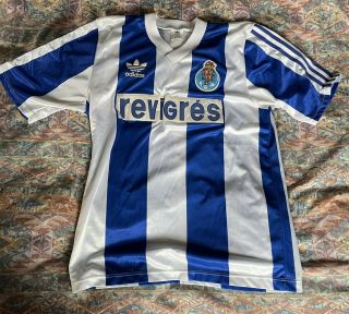 Vintage Porto Home Shirt - 1990 - 1992 - Adidas - 38 - 40”
