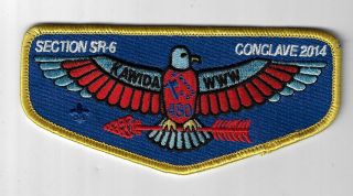 Oa 480 Kawida 2014 Conclave Section Sr - 6 Flap Yel Border Bluegrass Council [jb - 1