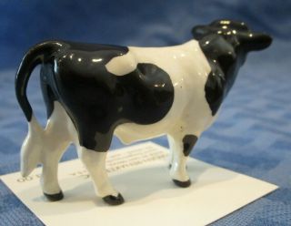 Hagen Renaker Miniature Holstein Bull,  292,  Made in USA.  is 2