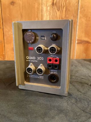 Vintage Quad 303 Stereo Power Amplifier - As Seen