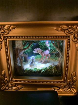 Disney Parks Olszewski Gallery Of Light Bambi And Thumper Woodland Wonder Nib