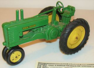 Vintage 1950s Ertl Eska John Deere High Post A Diecast Farm Toy Tractor