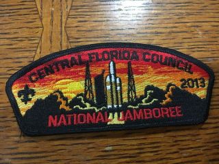 2013 Jsp Central Florida Council Black Border