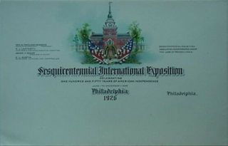 1926 Philadelphia Sesquicentennial International Exposition Handbill