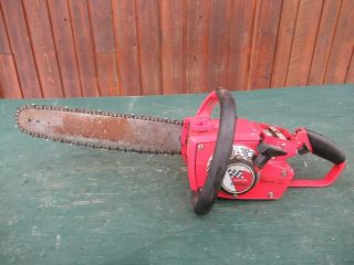 Vintage Homelite Mini Chainsaw Chain Saw With 15 " Bar