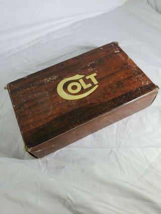 Vintage Colt Factory Gun Box & Sleeve For Colt 45 Acp