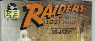 Raiders of the Lost Ark - Book & Record - 452 - 24 Page Read Along - Buena Vista Record 2