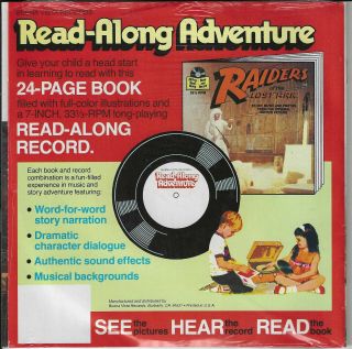Raiders of the Lost Ark - Book & Record - 452 - 24 Page Read Along - Buena Vista Record 3