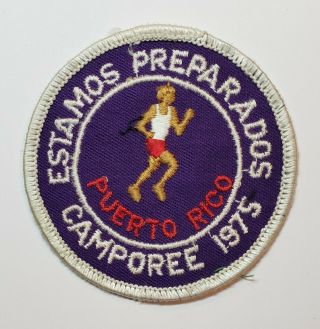 Vintage Bsa / Boy Scout Patch / Camporee / Puerto Rico 1975